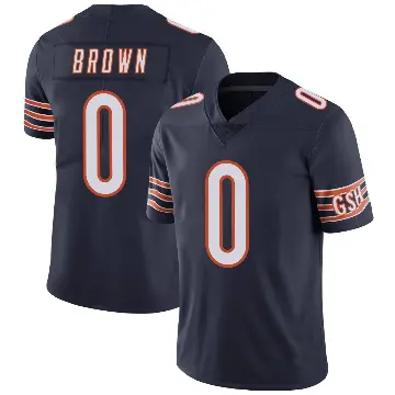 ＃0 Men's Reggie Brown Navy Limited Chicago Bears Team Color Vapor Untouchable Jersey