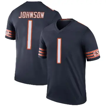 ＃1 Men's Jaylon Johnson Navy Legend Chicago Bears Color Rush Jersey