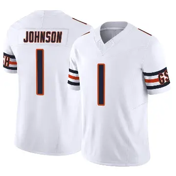 ＃1 Men's Jaylon Johnson White Limited Chicago Bears Vapor F.U.S.E. Jersey