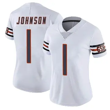 ＃1 Women's Jaylon Johnson White Limited Chicago Bears Vapor Untouchable Jersey