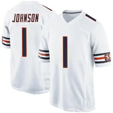 ＃1 Youth Jaylon Johnson White Game Chicago Bears Jersey