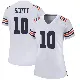＃10 Women's Tyler Scott White Game Chicago Bears Alternate Classic Jersey