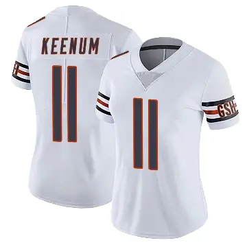 ＃11 Women's Case Keenum White Limited Chicago Bears Vapor Untouchable Jersey