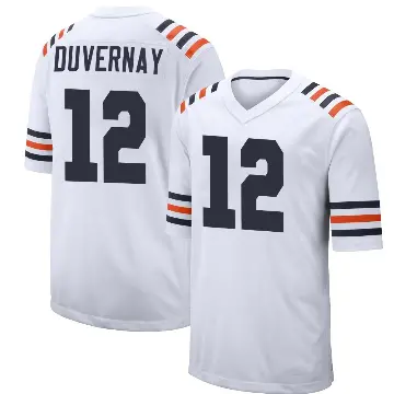 ＃12 Youth Devin Duvernay White Game Chicago Bears Alternate Classic Jersey
