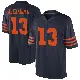 ＃13 Men's Maurice Alexander Navy Blue Game Chicago Bears Alternate Jersey