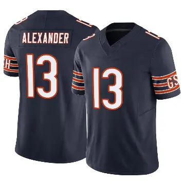 ＃13 Men's Maurice Alexander Navy Limited Chicago Bears Vapor F.U.S.E. Jersey