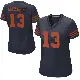 ＃13 Women's Maurice Alexander Navy Blue Game Chicago Bears Alternate Jersey