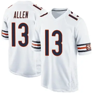 ＃13 Youth Keenan Allen White Game Chicago Bears Jersey