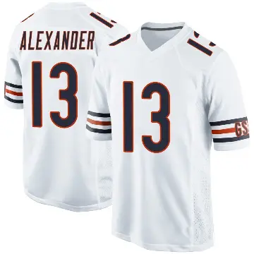 ＃13 Youth Maurice Alexander White Game Chicago Bears Jersey