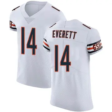 ＃14 Men's Gerald Everett White Elite Chicago Bears Vapor Untouchable Jersey
