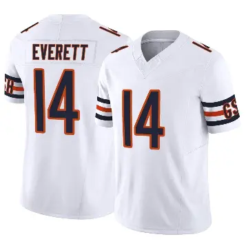 ＃14 Men's Gerald Everett White Limited Chicago Bears Vapor F.U.S.E. Jersey