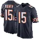 ＃15 Men's Rome Odunze Navy Game Chicago Bears Team Color Jersey