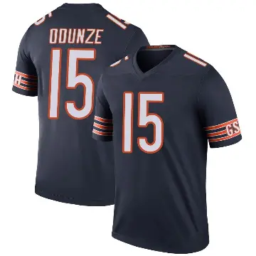 ＃15 Youth Rome Odunze Navy Legend Chicago Bears Color Rush Jersey