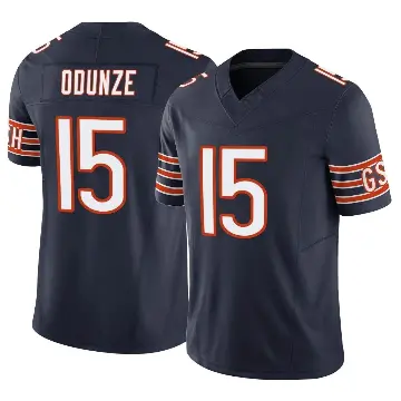 ＃15 Youth Rome Odunze Navy Limited Chicago Bears Vapor F.U.S.E. Jersey