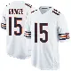 ＃15 Youth Rome Odunze White Game Chicago Bears Jersey