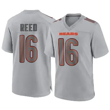 ＃16 Men's Austin Reed Gray Game Chicago Bears Atmosphere Fashion Jersey