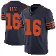 ＃16 Men's Austin Reed Navy Blue Limited Chicago Bears Alternate Vapor Untouchable Jersey