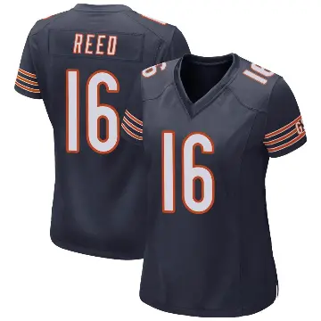 ＃16 Women's Austin Reed Navy Game Chicago Bears Team Color Jersey