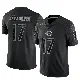 ＃17 Men's Jon Alexander Black Limited Chicago Bears Reflective Jersey