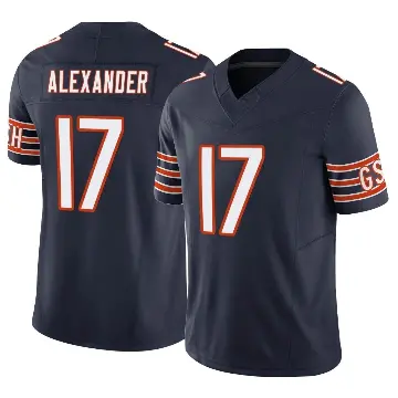 ＃17 Youth Jon Alexander Navy Limited Chicago Bears Vapor F.U.S.E. Jersey