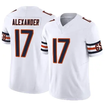 ＃17 Youth Jon Alexander White Limited Chicago Bears Vapor F.U.S.E. Jersey