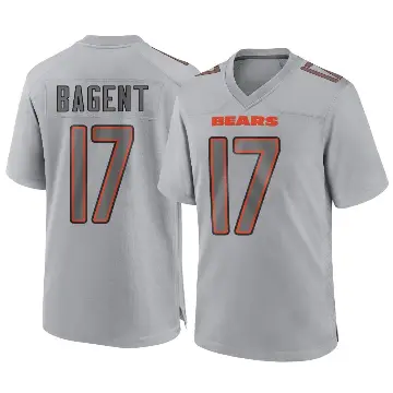 ＃17 Youth Tyson Bagent Gray Game Chicago Bears Atmosphere Fashion Jersey