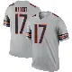 ＃17 Youth Tyson Bagent Legend Chicago Bears Inverted Silver Jersey