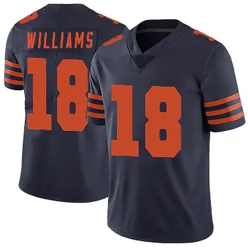 ＃18 Youth Caleb Williams Navy Blue Limited Chicago Bears Alternate Vapor Untouchable Jersey