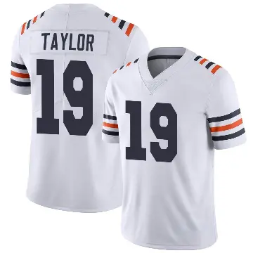 ＃19 Youth Tory Taylor White Limited Chicago Bears Alternate Classic Vapor Jersey