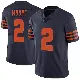 ＃2 Men's DJ Moore Navy Blue Limited Chicago Bears Alternate Vapor Untouchable Jersey
