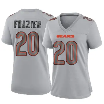 ＃20 Women's Zah Frazier Gray Game Chicago Bears Atmosphere Fashion Jersey