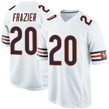 ＃20 Youth Zah Frazier White Game Chicago Bears Jersey