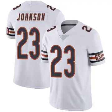 ＃23 Men's Roschon Johnson White Limited Chicago Bears Vapor Untouchable Jersey