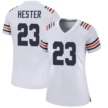 ＃23 Women's Devin Hester White Game Chicago Bears Alternate Classic Jersey