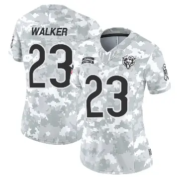 ＃23 Women's Jeremiah Walker Arctic Camo Limited Chicago Bears 2024 Salute to Service Jersey