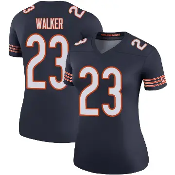 ＃23 Women's Jeremiah Walker Navy Legend Chicago Bears Color Rush Jersey