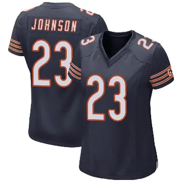 ＃23 Women's Roschon Johnson Navy Game Chicago Bears Team Color Jersey