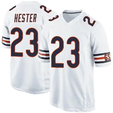 ＃23 Youth Devin Hester White Game Chicago Bears Jersey