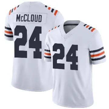 ＃24 Men's Nick McCloud White Limited Chicago Bears Alternate Classic Vapor Jersey