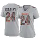 ＃24 Women's Adrian Colbert Gray Game Chicago Bears Atmosphere Fashion Jersey