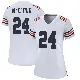 ＃24 Women's Nick McCloud White Game Chicago Bears Alternate Classic Jersey