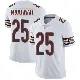 ＃25 Youth Kyle Monangai White Limited Chicago Bears Vapor Untouchable Jersey