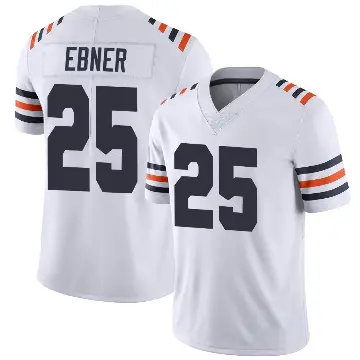 ＃25 Youth Trestan Ebner White Limited Chicago Bears Alternate Classic Vapor Jersey