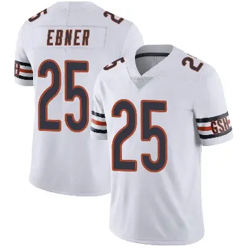 ＃25 Youth Trestan Ebner White Limited Chicago Bears Vapor Untouchable Jersey