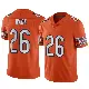 ＃26 Men's Shaun Wade Orange Limited Chicago Bears Alternate Vapor Jersey