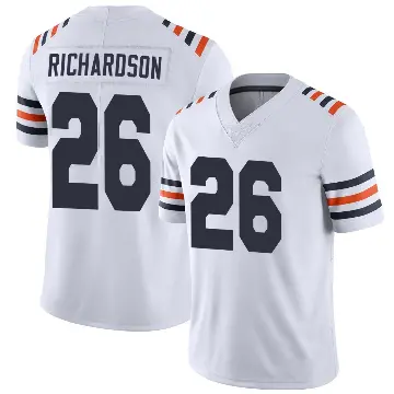＃26 Youth JP Richardson White Limited Chicago Bears Alternate Classic Vapor Jersey