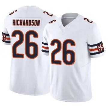＃26 Youth JP Richardson White Limited Chicago Bears Vapor F.U.S.E. Jersey