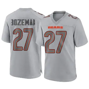 ＃27 Men's Swayze Bozeman Gray Game Chicago Bears Atmosphere Fashion Jersey