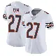 ＃27 Women's Jonathan Kim White Limited Chicago Bears Vapor Untouchable Jersey