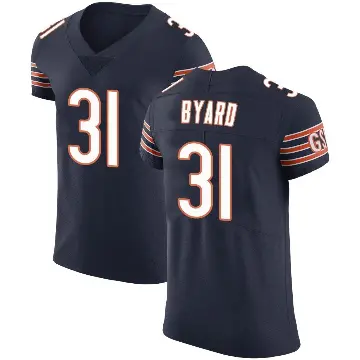 ＃31 Men's Kevin Byard III Navy Elite Chicago Bears Team Color Vapor Untouchable Jersey